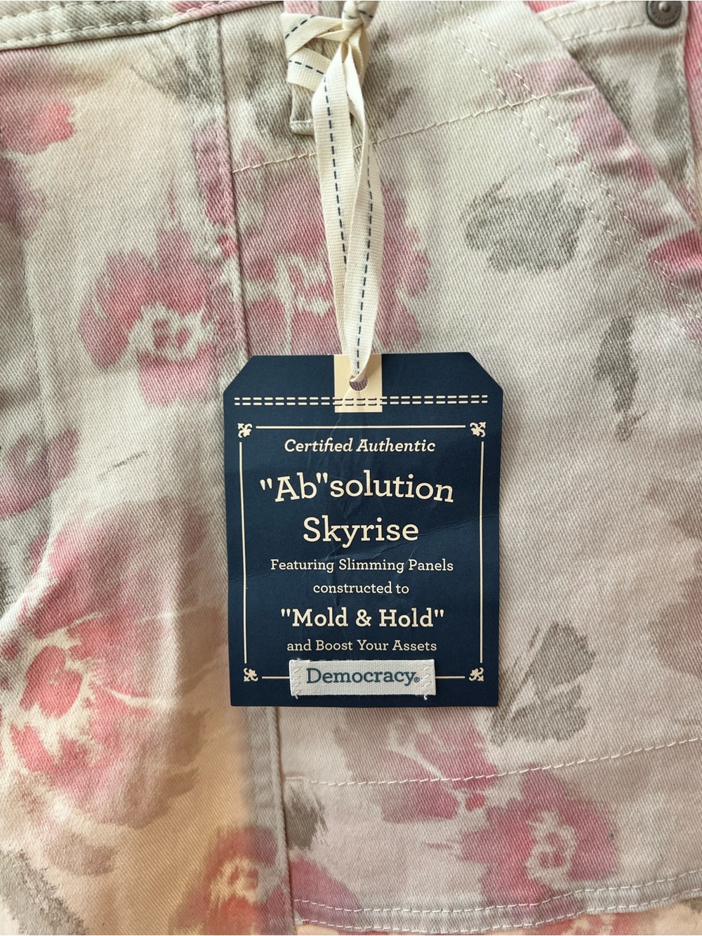 Democracy “Ab” solution Skyrise wide leg cropped utility pant. Size 12 NWT - Picture 5 of 9